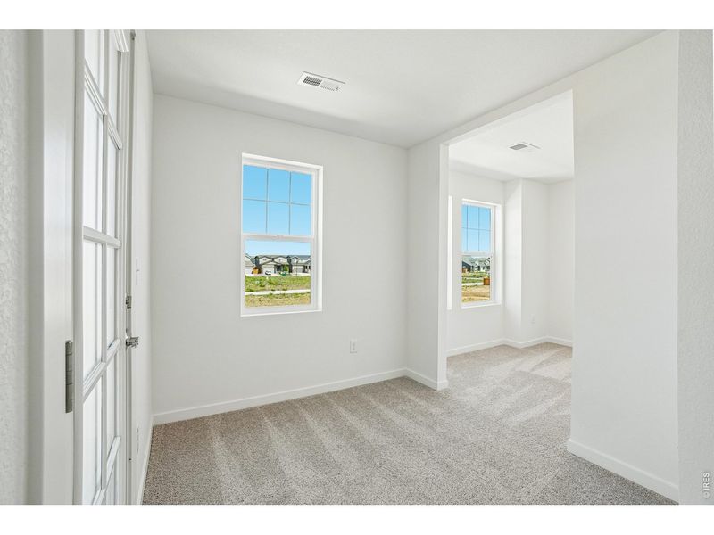 Spacious, unfurnished interior of a new home in Timnath Lakes, Timnath (Image 40). Spacious, unfurnished interior of a new home in Timnath Lakes, Timnath (Image 40).