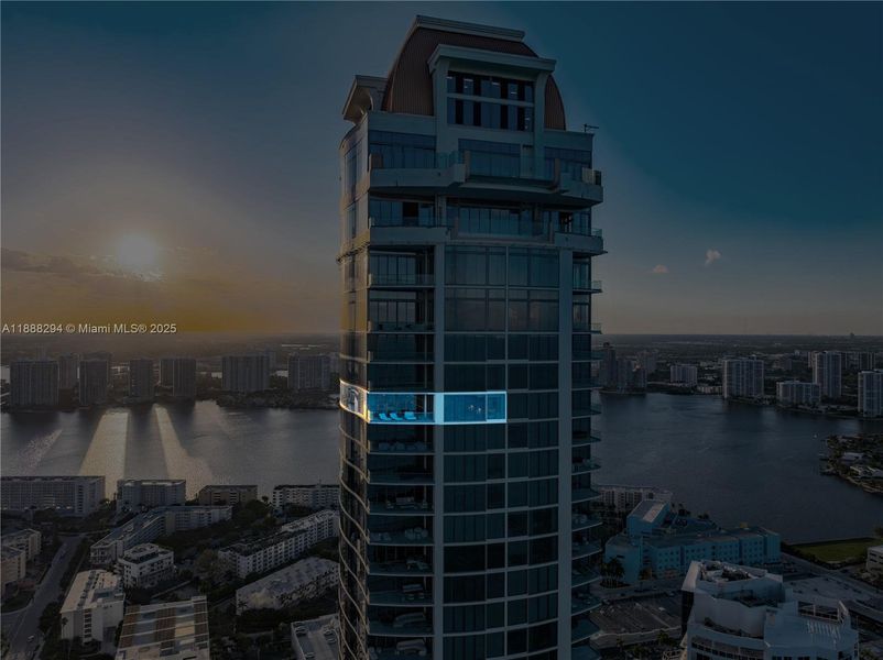 Condo located in Sunny Isles Beach, FL showcasing its design and architecture (Image 4). Condo located in Sunny Isles Beach, FL showcasing its design and architecture (Image 4).