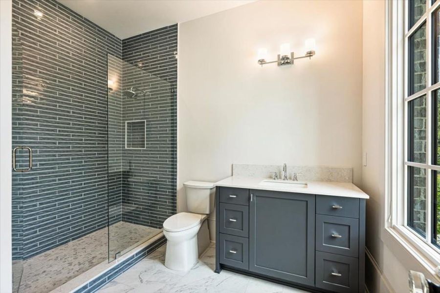 Furnished interior view inside a new home in , Alpharetta (Image 12).