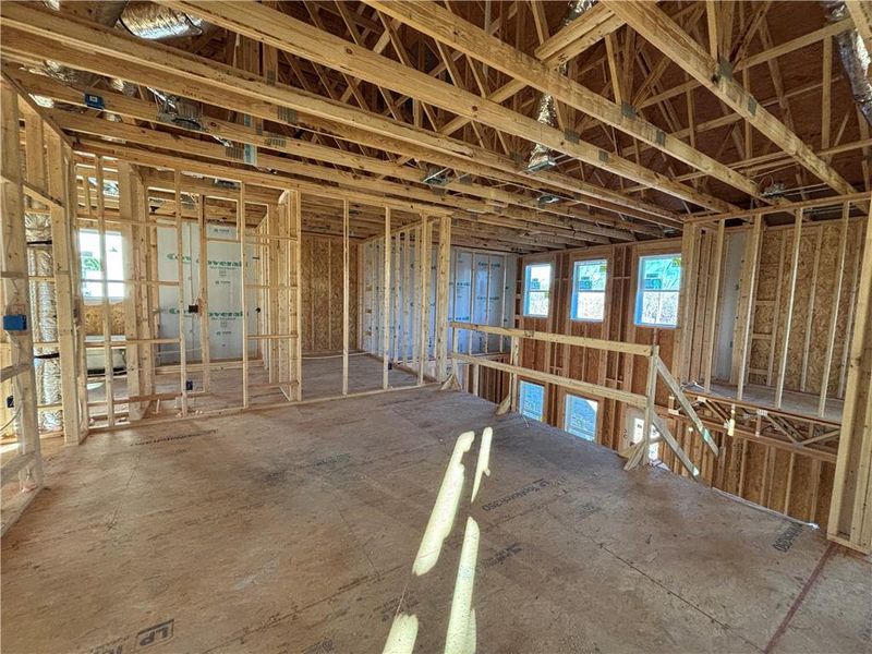 In-progress construction of a new home in East Harbor II at Chestatee, Dawsonville, GA (Image 21).