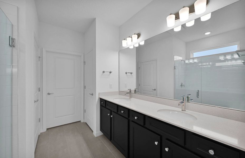 Furnished interior view inside a new home in Del Webb Wildlight, Wildlight (Image 9).