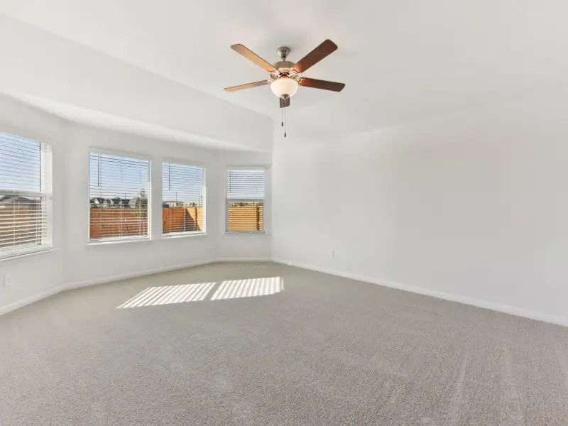 Spacious, unfurnished interior of a new home in Prairie Winds - Boulevard Collection, Hutto (Image 9). Spacious, unfurnished interior of a new home in Prairie Winds - Boulevard Collection, Hutto (Image 9).