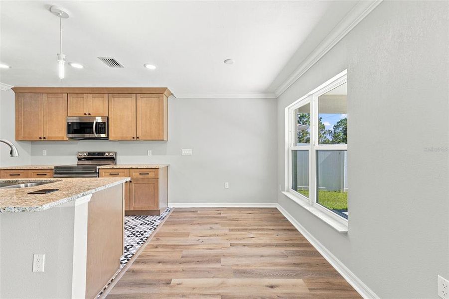 Furnished interior view inside a new home in , Punta Gorda (Image 13).