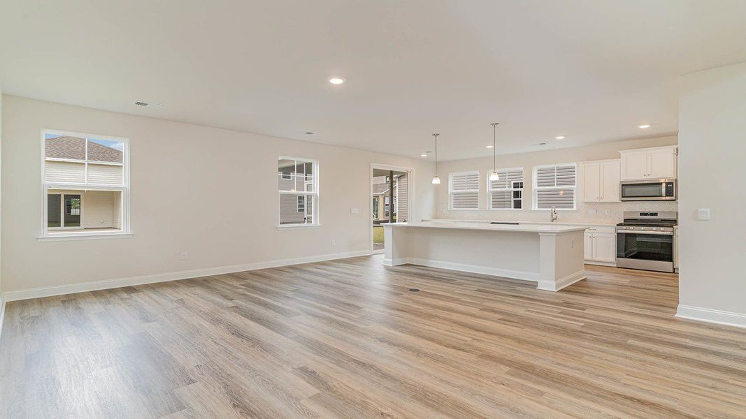 Spacious, unfurnished interior of a new home in Coastal Farms, Conway (Image 9). Spacious, unfurnished interior of a new home in Coastal Farms, Conway (Image 9).