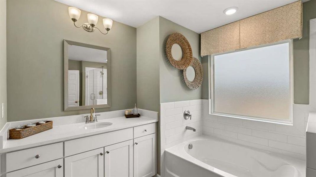 Furnished interior view inside a new home in Heritage Pointe, Senoia (Image 30).