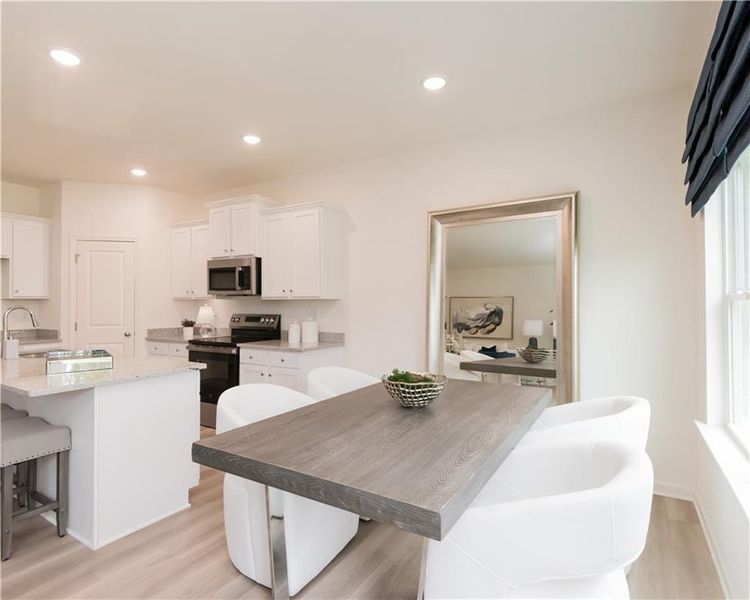 Furnished interior view inside a new home in , Conyers (Image 29).