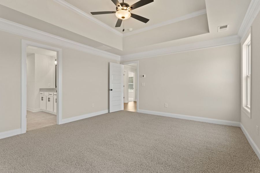 Spacious, unfurnished interior of a new home in Cherokee Knoll, Williamston (Image 18).