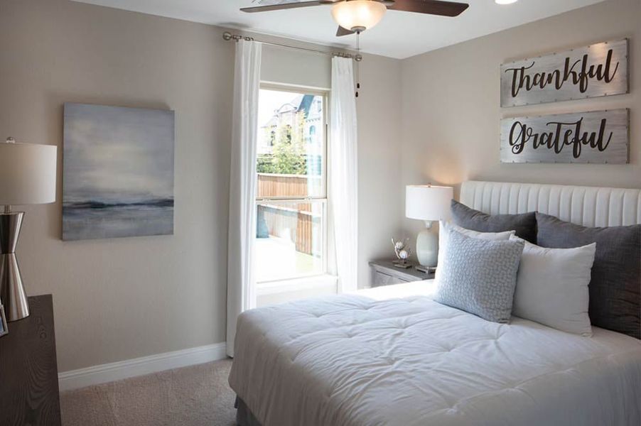 Representative furnished interior of a home built from the Pewter by Taylor Morrison in Highland Lakes, McKinney (Image 14).