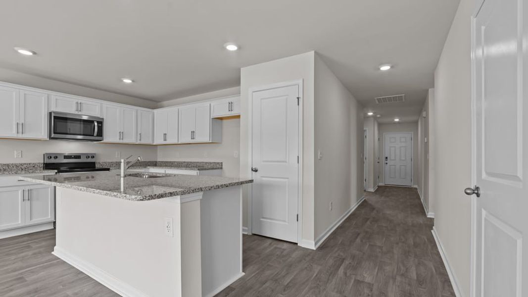 Furnished interior view inside a new home in Aspen Place, Thomasville (Image 4).