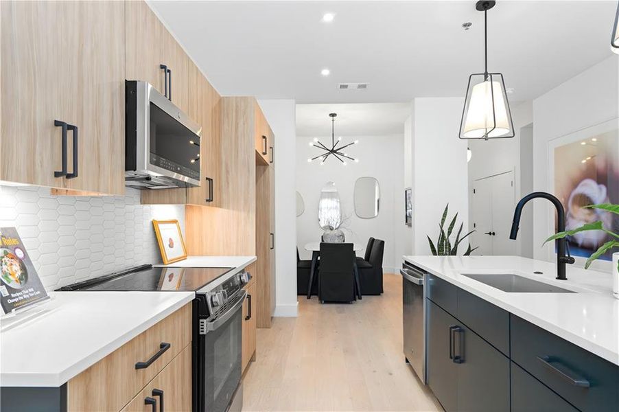 Furnished interior view inside a new home in , Atlanta (Image 14).