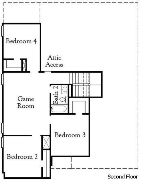 2nd Floorplan - Representative Photo