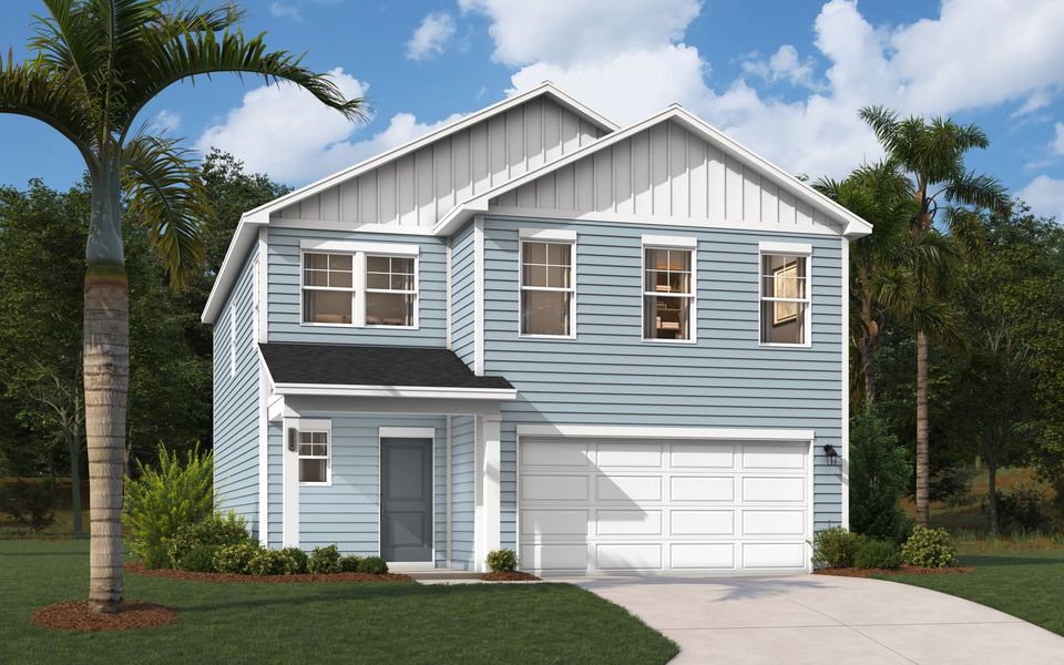 Representative exterior photo of a completed home built from the Frazier by Stanley Martin Homes in Essence at Bent Creek Village, Thomson, GA (Image 59). Representative exterior photo of a completed home built from the Frazier by Stanley Martin Homes in Essence at Bent Creek Village, Thomson, GA (Image 59).