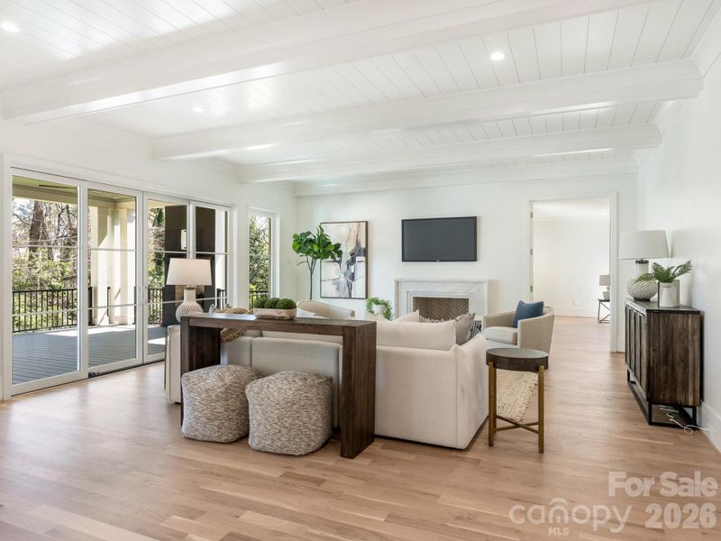 Furnished interior view inside a new home in , Charlotte (Image 9).