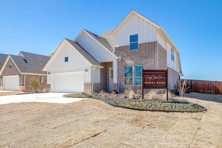 Representative exterior photo of a completed home built from the The Frio by Trinity Classic Homes in Covenant Park, Springtown, TX (Image 13). Representative exterior photo of a completed home built from the The Frio by Trinity Classic Homes in Covenant Park, Springtown, TX (Image 13).