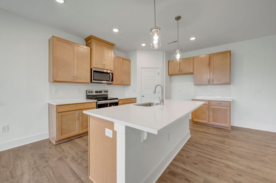 Furnished interior view inside a new home in Fox Field Farms, Broadway (Image 7).