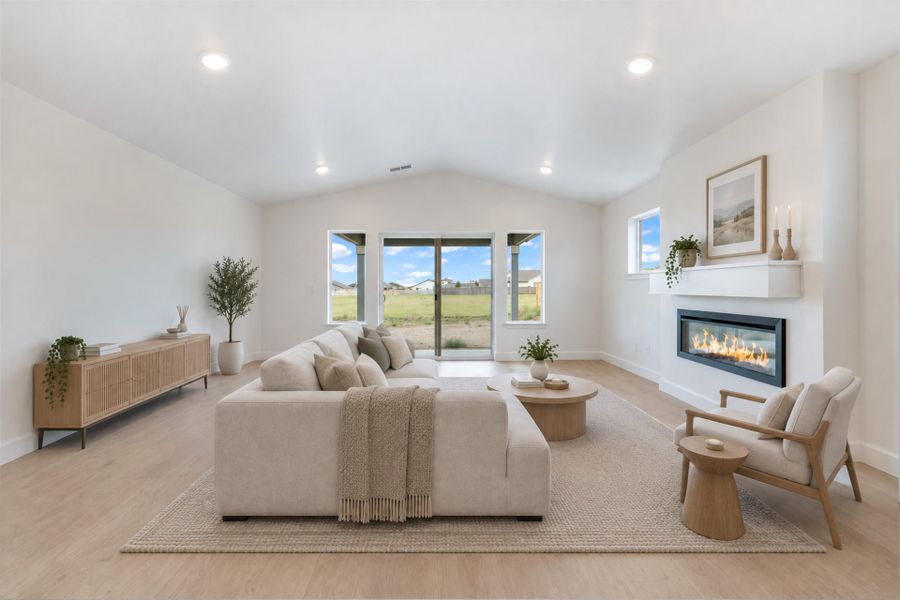 Furnished interior view inside a new home in Willowbrook, Madras (Image 4).