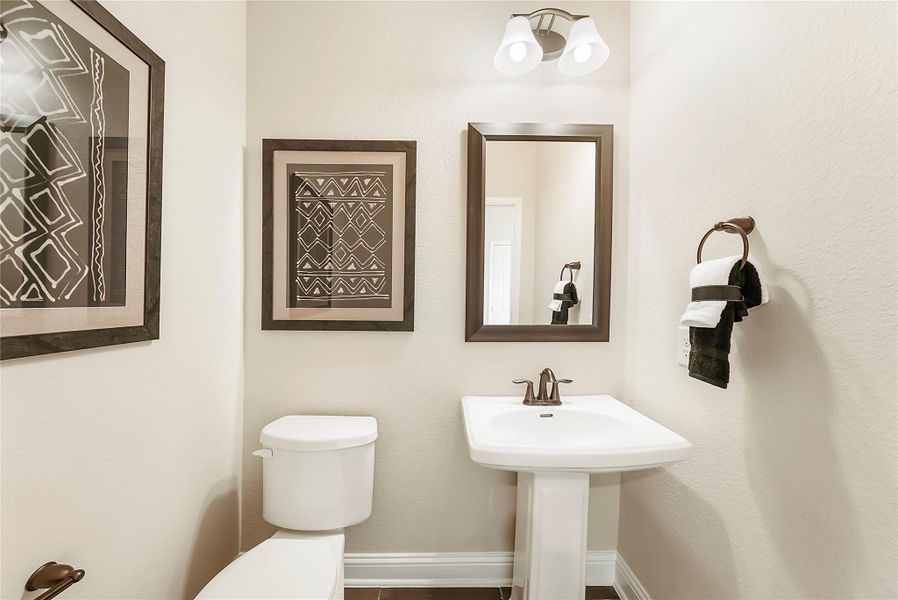 Furnished interior view inside a new home in Valencia: Hilltop Collection, Manvel (Image 40).