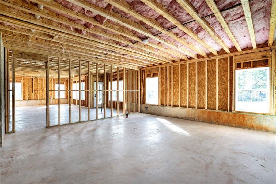 In-progress construction of a new home in , Bogart, GA (Image 47).