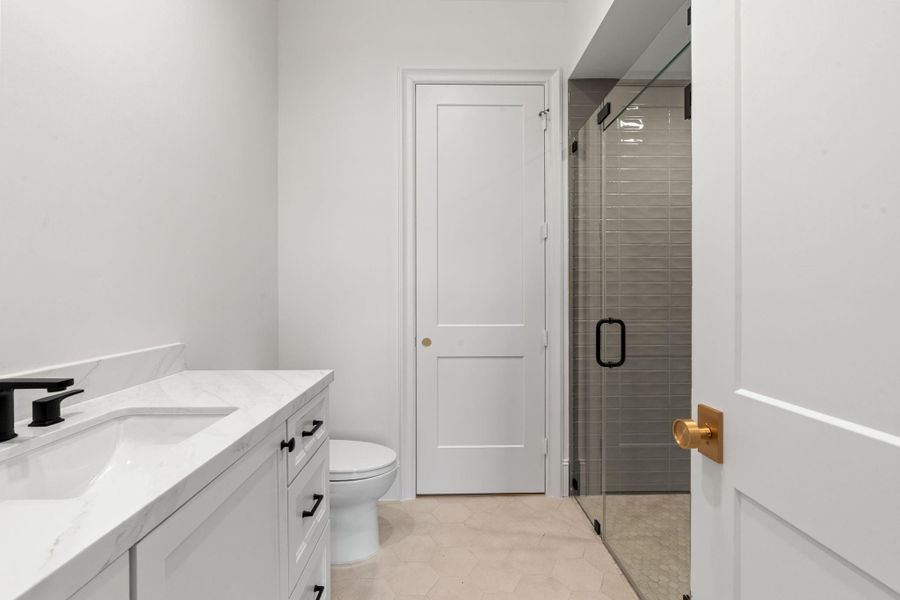 Furnished interior view inside a new home in , Houston (Image 29).