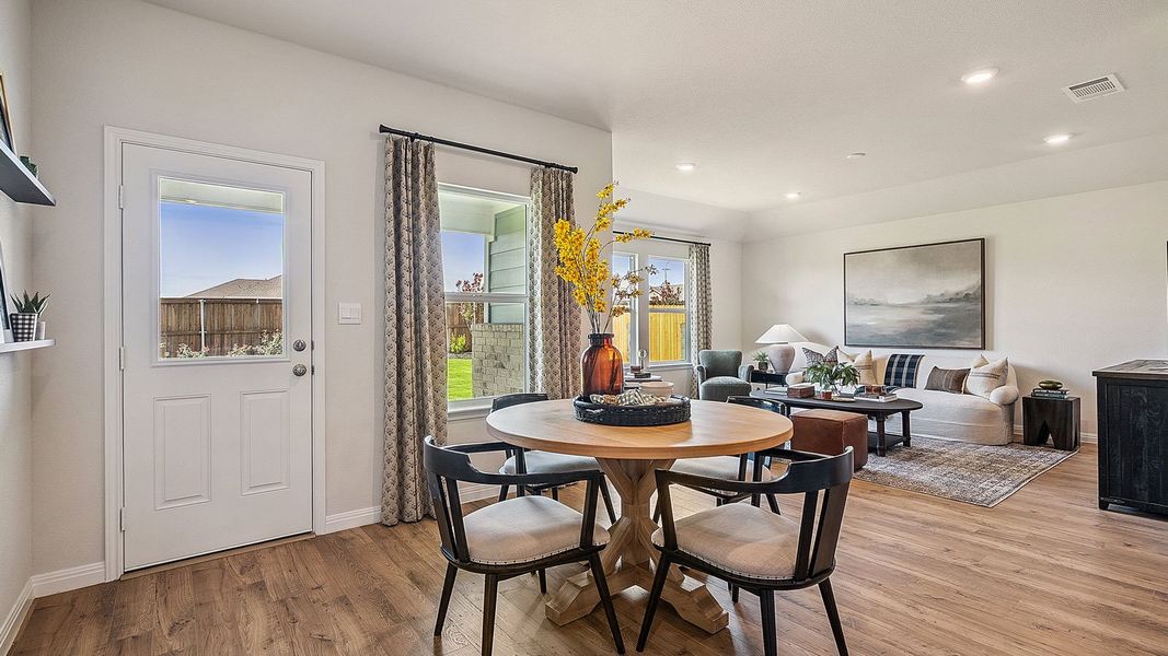 Furnished interior view inside a new home in Thunder Rock, Marble Falls (Image 10).