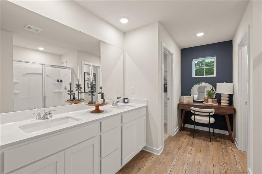 Furnished interior view inside a new home in Hawthorne Reserve, Dallas (Image 10).