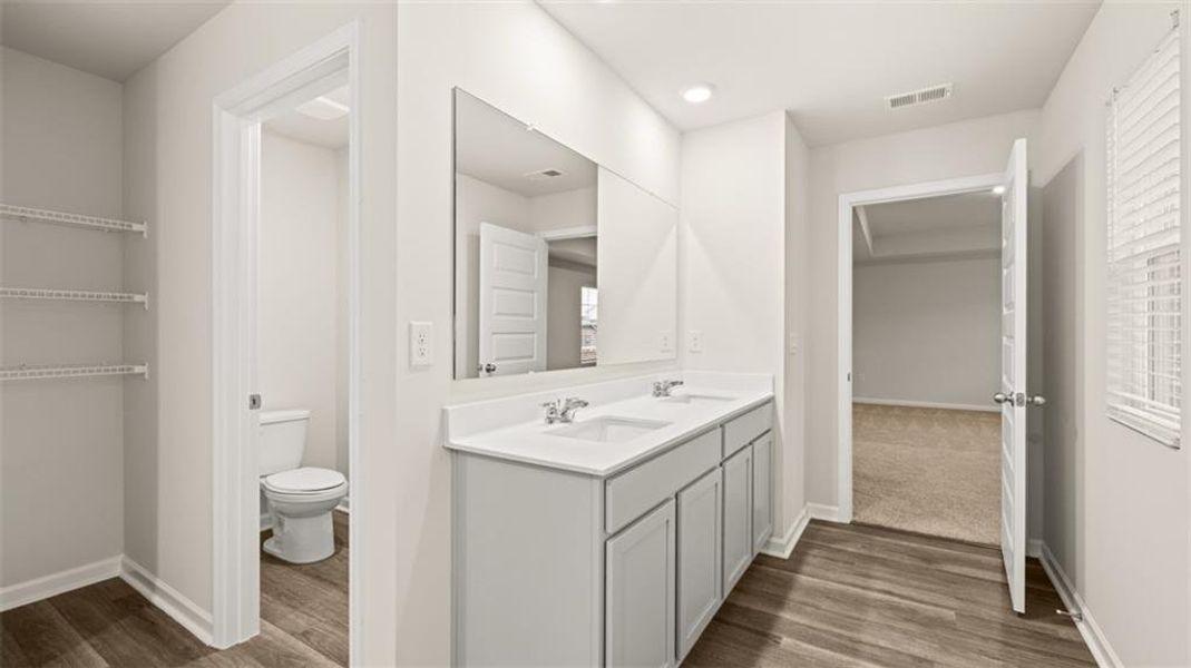 Furnished interior view inside a new home in Preserve at Dove Creek, Statham (Image 9).