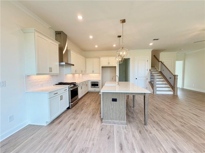 Furnished interior view inside a new home in Palisades Single Family, Cumming (Image 8).