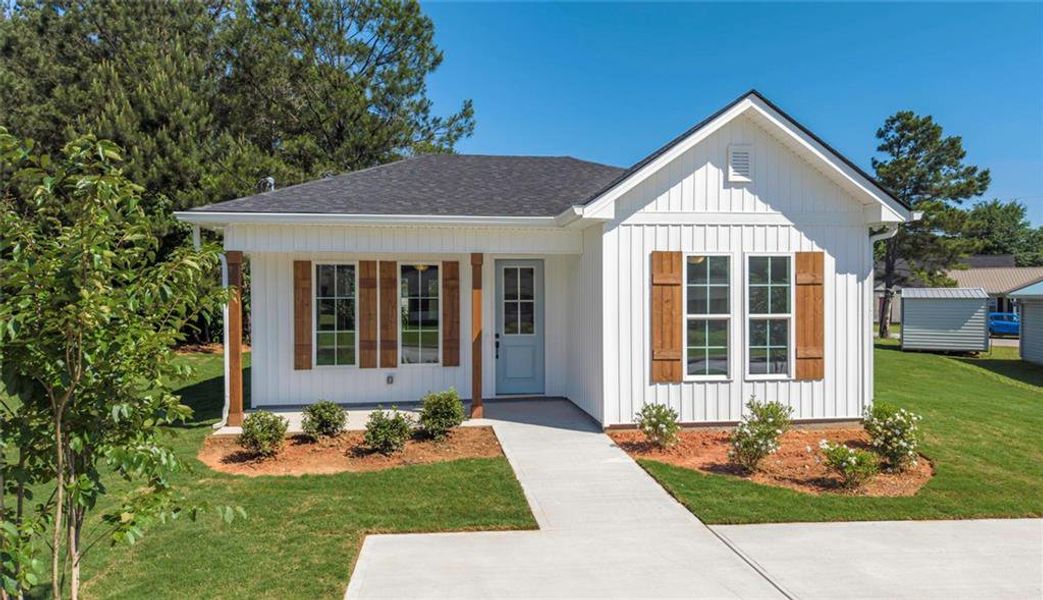 Front exterior of a new home in , Carrollton, GA, highlighting curb appeal (Image 20). Front exterior of a new home in , Carrollton, GA, highlighting curb appeal (Image 20).