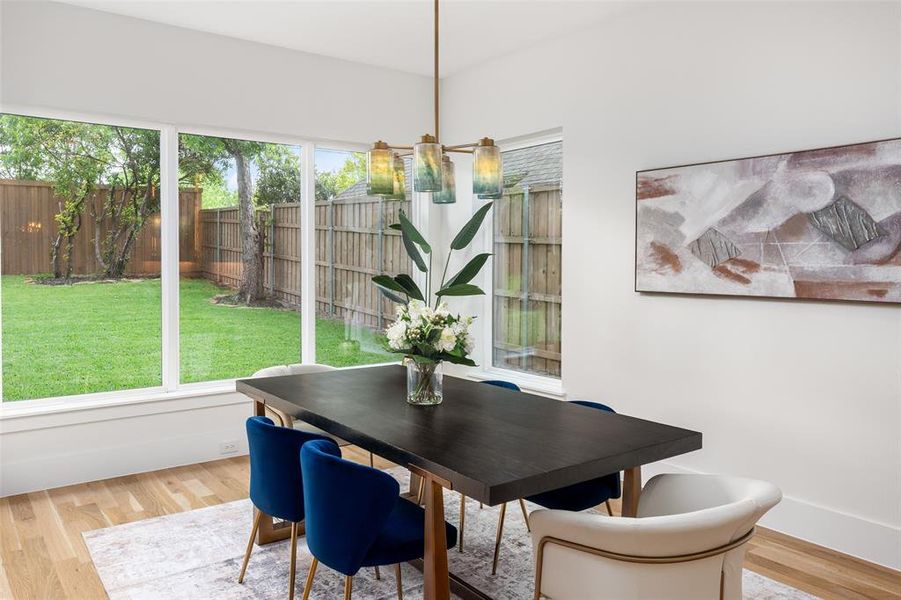 Furnished interior view inside a new home in , Dallas (Image 14).