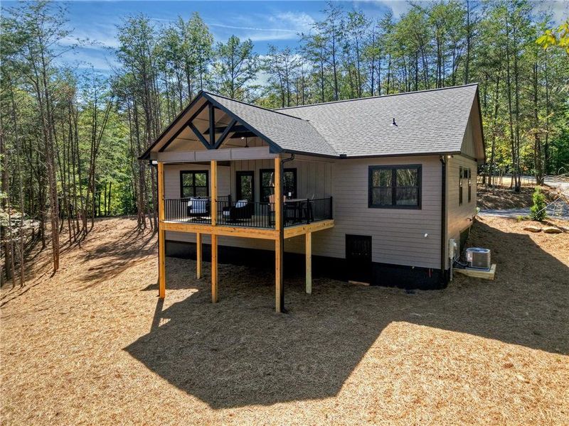 Exterior details and patio area of a home in , McCaysville (Image 21).