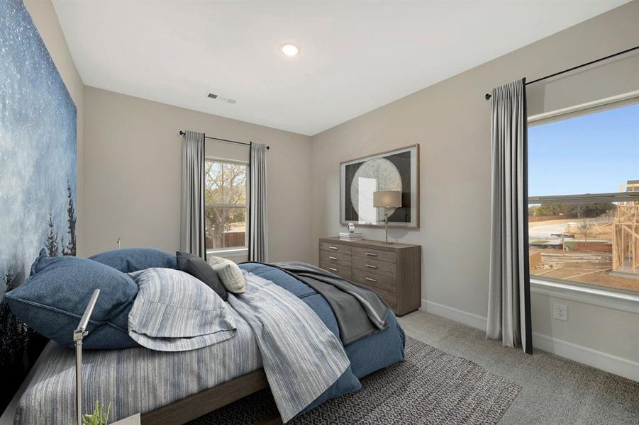 Furnished interior view inside a new home in Sterling Greene, Arlington (Image 28). Furnished interior view inside a new home in Sterling Greene, Arlington (Image 28).