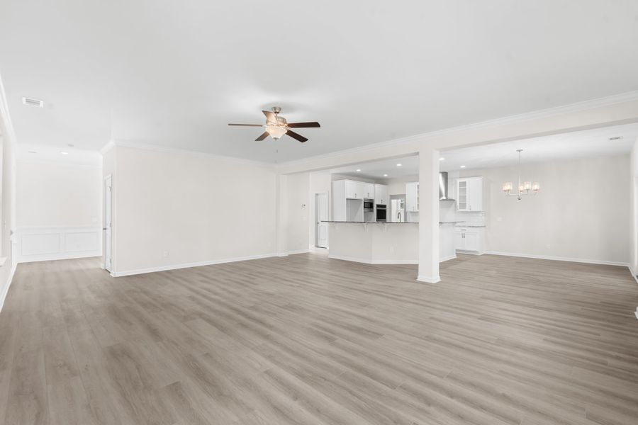 Spacious, unfurnished interior of a new home in Ramsey Landing, Rincon (Image 16). Spacious, unfurnished interior of a new home in Ramsey Landing, Rincon (Image 16).