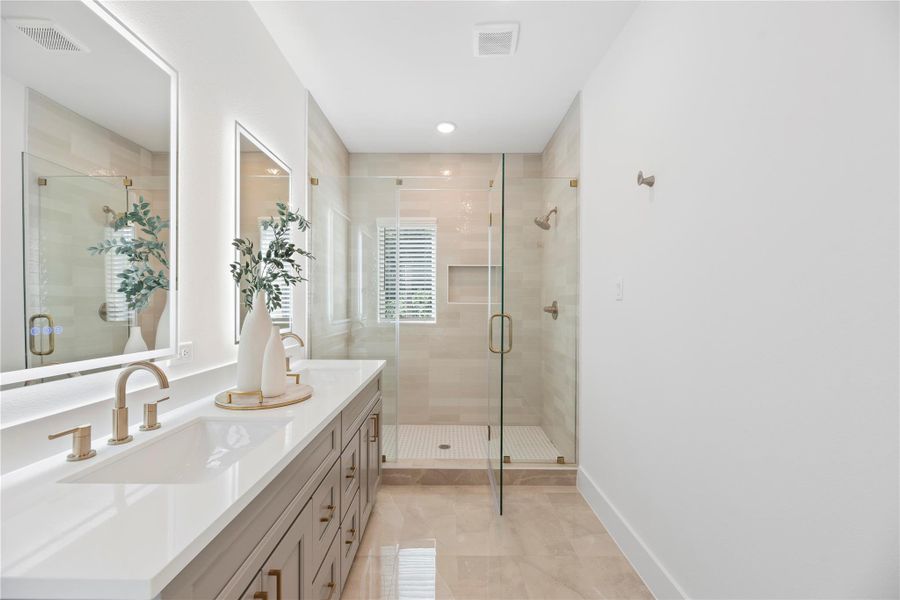 Furnished interior view inside a new home in , Houston (Image 16). Furnished interior view inside a new home in , Houston (Image 16).