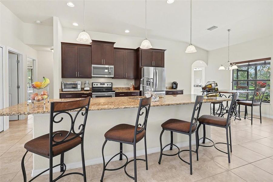 Furnished interior view inside a new home in , Cape Coral (Image 7). Furnished interior view inside a new home in , Cape Coral (Image 7).