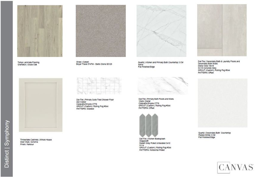 Sample of building materials used in homes in Parkside Commons, Davidson (Image 23). Sample of building materials used in homes in Parkside Commons, Davidson (Image 23).