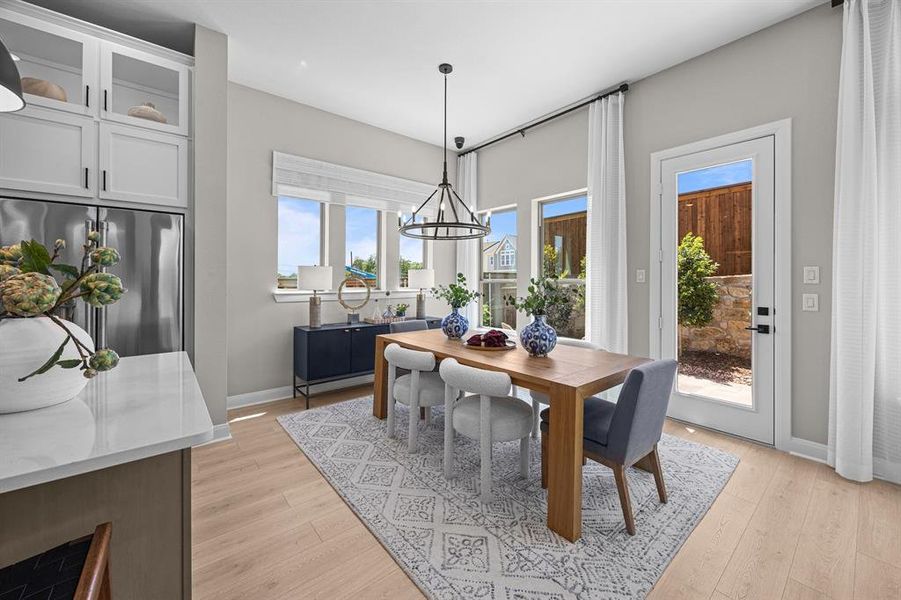 Furnished interior view inside a new home in Greenville Heights, Dallas (Image 4). Furnished interior view inside a new home in Greenville Heights, Dallas (Image 4).