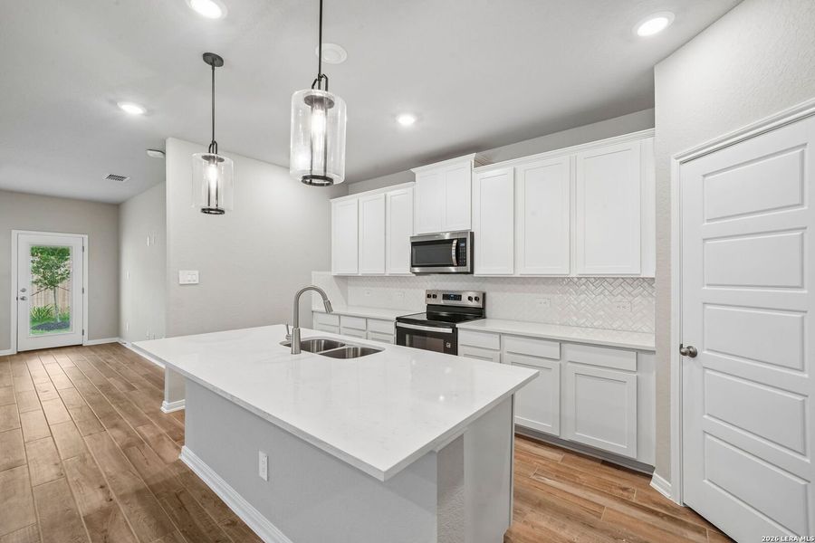Furnished interior view inside a new home in Royal Crest, San Antonio (Image 16).