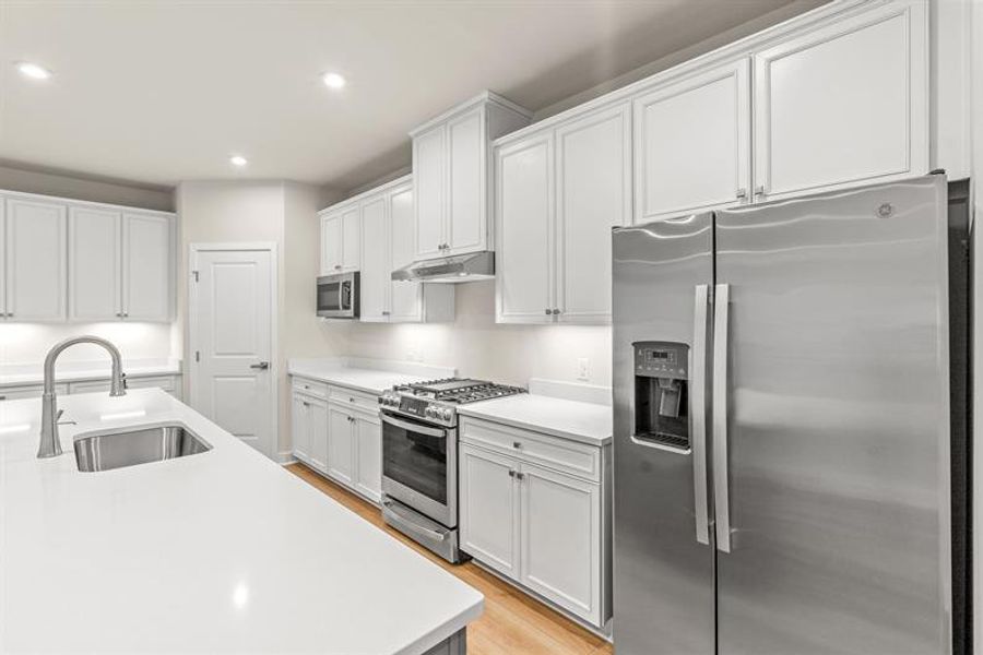 Furnished interior view inside a new home in Lakes at Riverbend Single Family Homes, Navassa (Image 3).