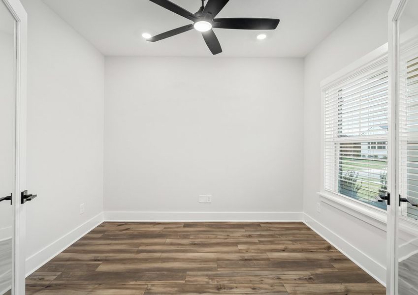 Large flex room at the front of the home.