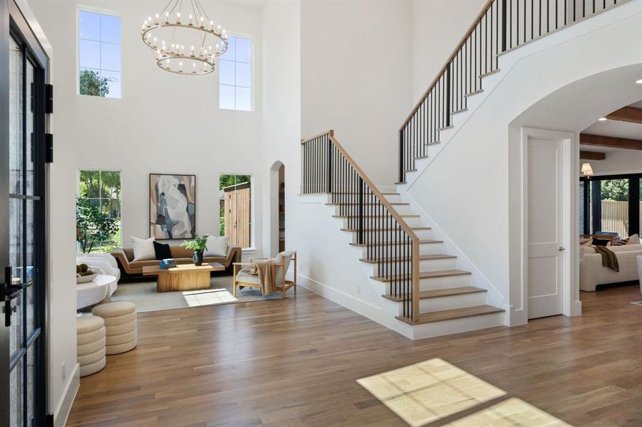 Furnished interior view inside a new home in , Dallas (Image 7).