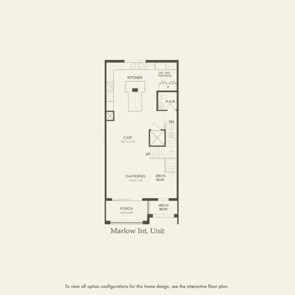 2D floor plan layout for the Marlow by DiVosta in The Dunes at Juno Beach, Juno Beach, FL (Image 5). 2D floor plan layout for the Marlow by DiVosta in The Dunes at Juno Beach, Juno Beach, FL (Image 5).