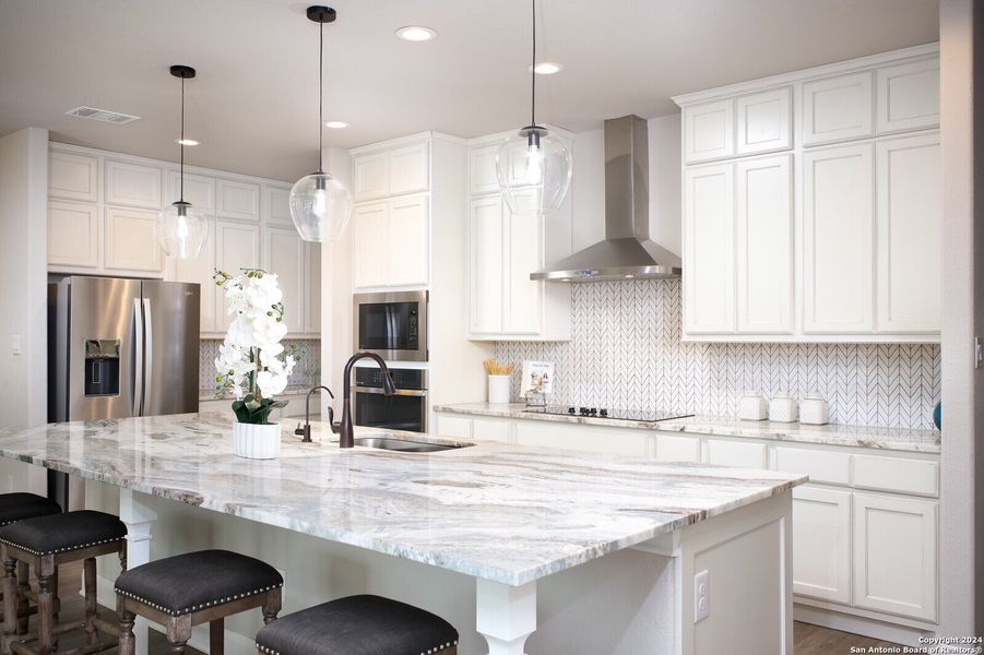 Representative furnished interior of a home built from the The Malta by Whitestone Custom Homes in Johnson Ranch, Bulverde (Image 7).