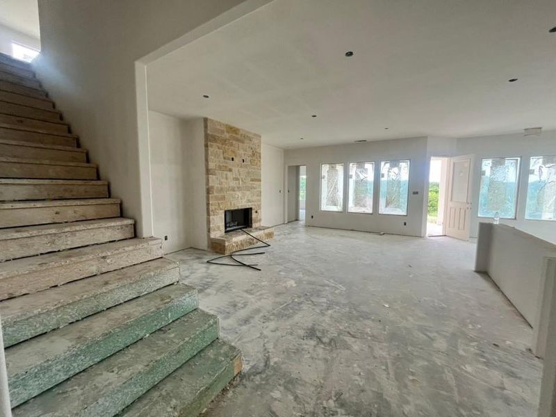 In-progress construction of a new home in Eagle Ridge Estates, Weatherford, TX (Image 7).