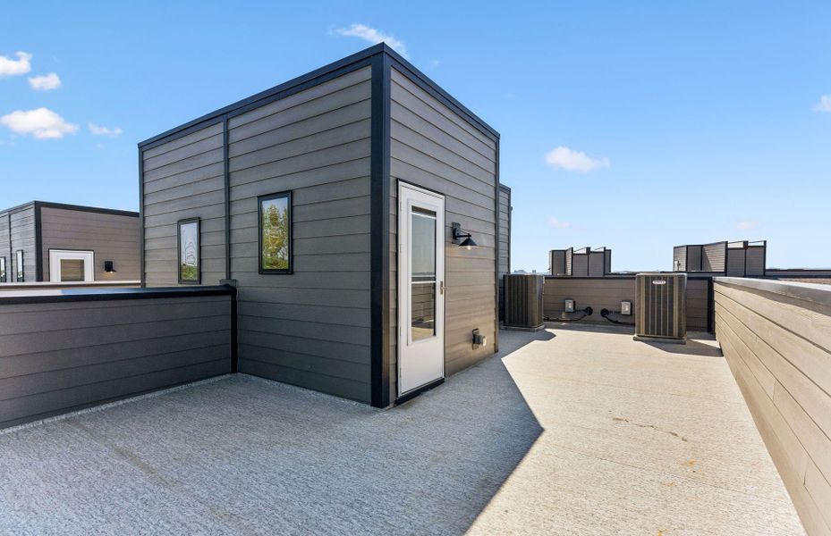 Exterior details and patio area of a home in Skyline, Nashville (Image 22).
