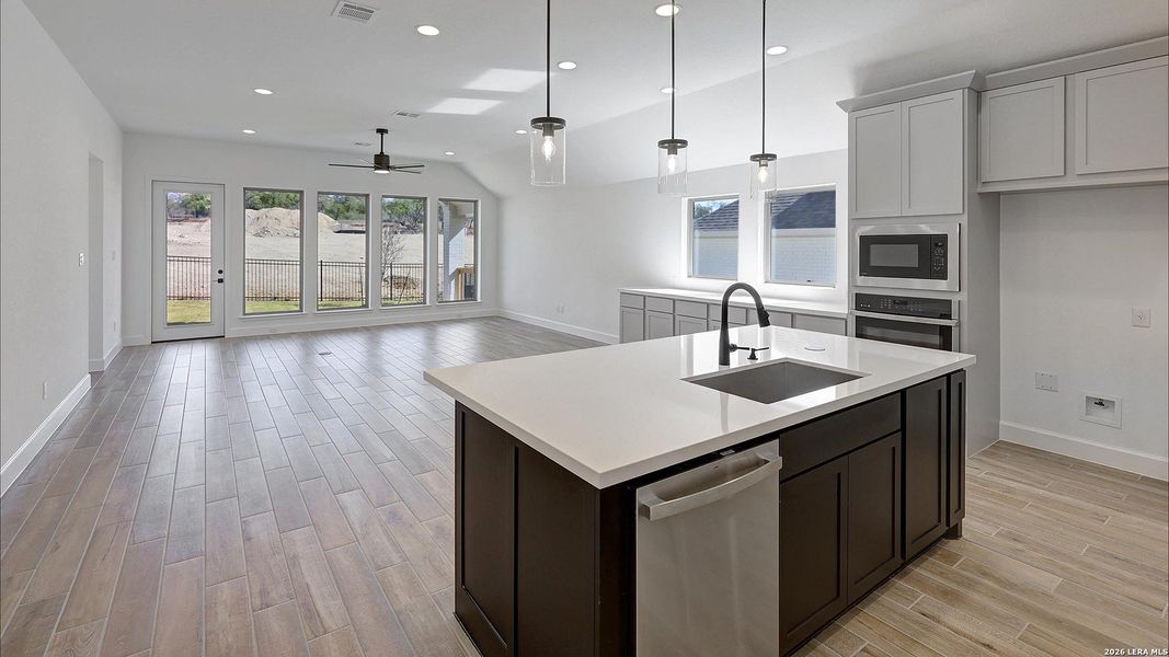 Furnished interior view inside a new home in Esperanza, Boerne (Image 7).