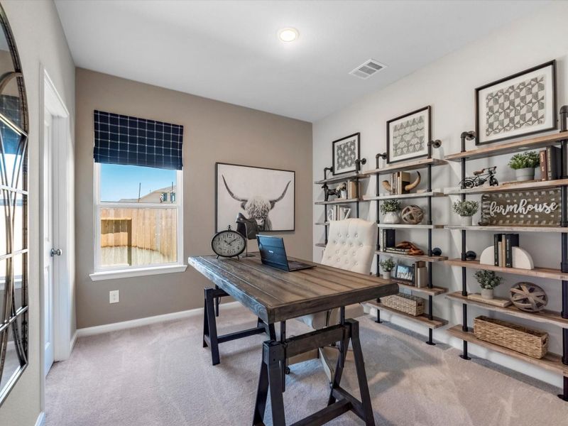 Furnished interior view inside a new home in Granger Pines, Conroe (Image 4).