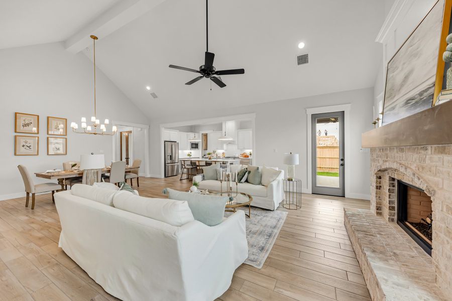 Representative furnished interior of a home built from the The Landry by Reece Homes in Oakmont, Bryan (Image 25).