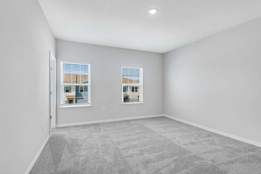 Spacious, unfurnished interior of a new home in Cherry Elm at SilverLeaf, St. Augustine (Image 22). Spacious, unfurnished interior of a new home in Cherry Elm at SilverLeaf, St. Augustine (Image 22).