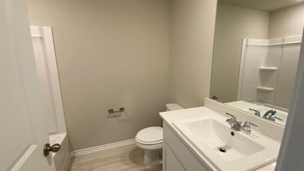 Furnished interior view inside a new home in Hickory Grove, Krum (Image 8). Furnished interior view inside a new home in Hickory Grove, Krum (Image 8).