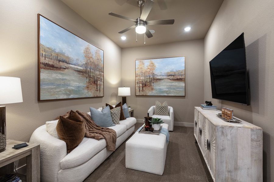 Representative Entertainment Room - some options shown